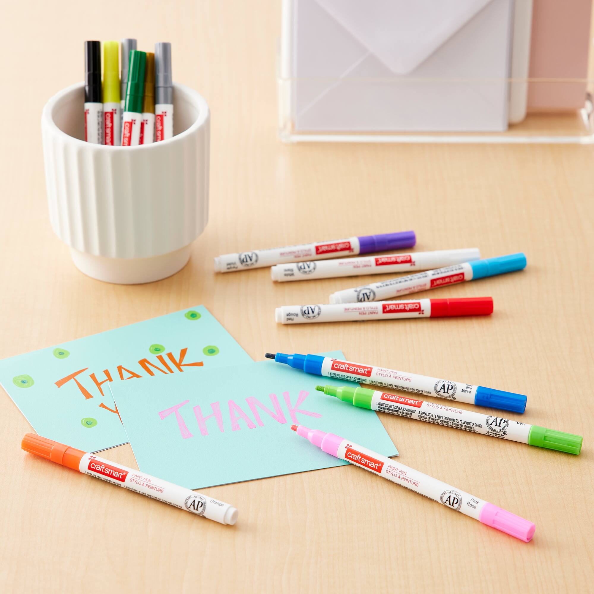 8 Packs: 14 ct. (112 total) Medium Line Tip Paint Pen Set by Craft Smart®